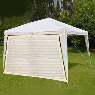Shatex Patio Awning Breathable Shade Cloth 10x14ft Beige   